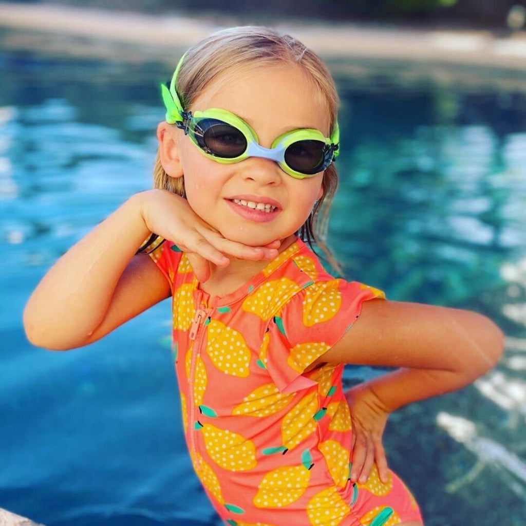 Frogglez green swimming goggles