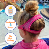 Girls pink swim goggles