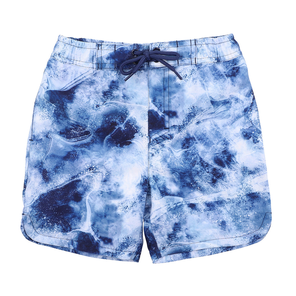 Minihaha Max swirl blue boardshorts
