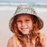 Girls flower swim hat