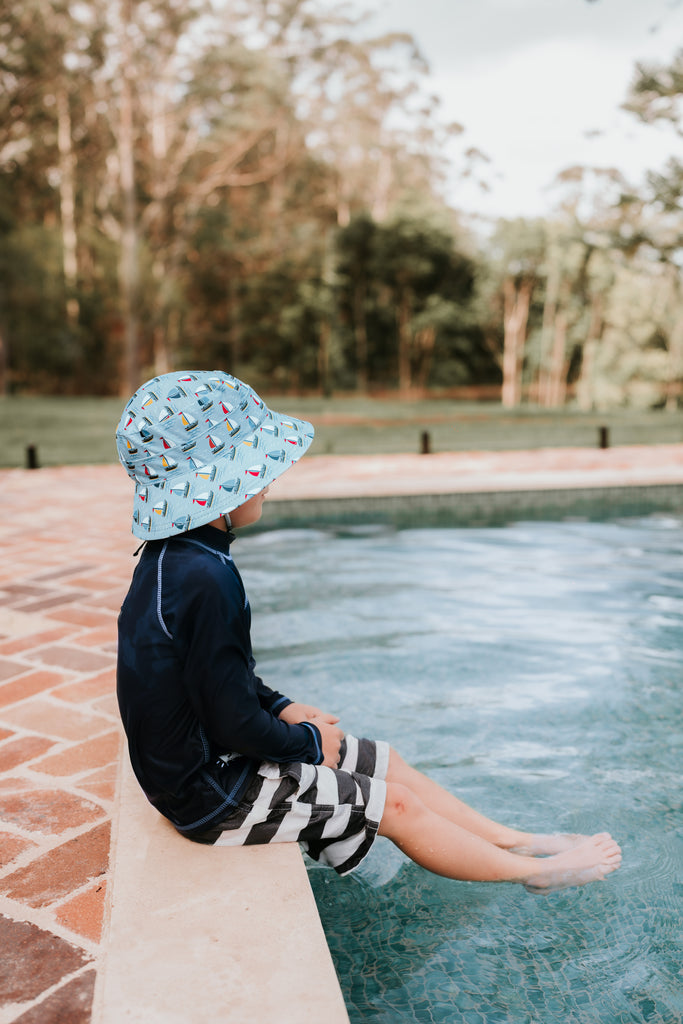 Swim Bucket Hat Boat