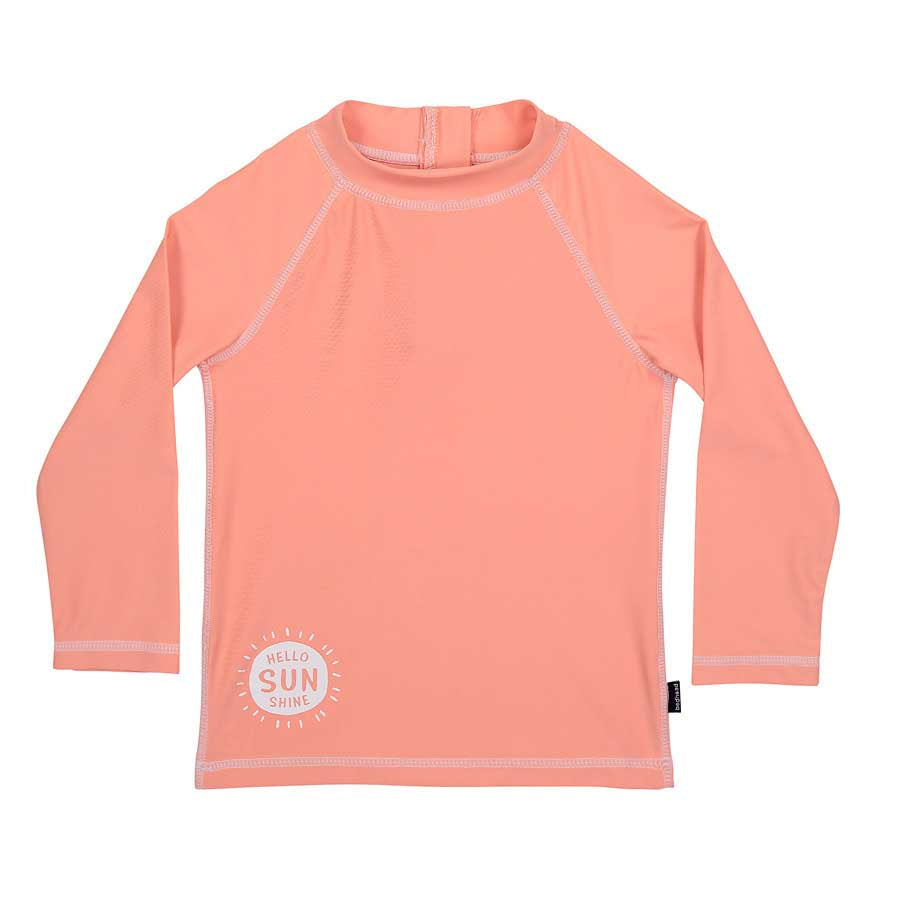 Girls Rash Vest Peach