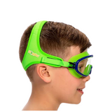 Green swim mask