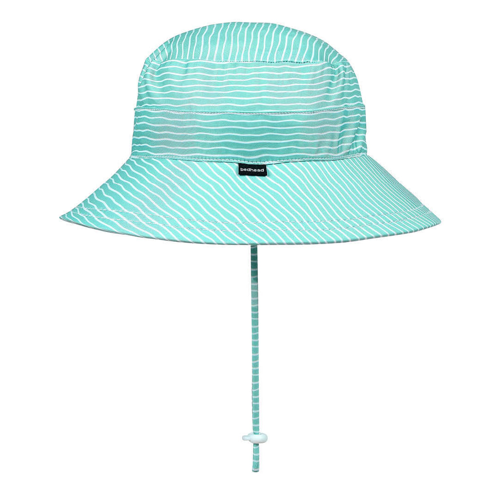 Swim Bucket Hat- Stripe