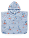 Towelling Poncho Atlantic