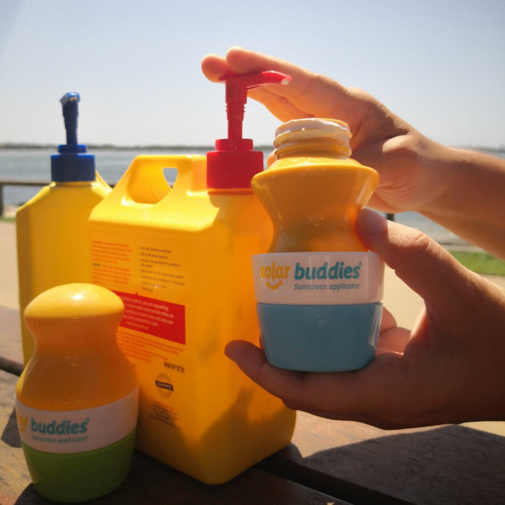 Solar buddies sunscreen applicator