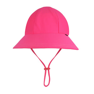 Girls pink swim hat