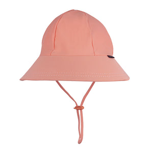Girls peach swim bucket hat