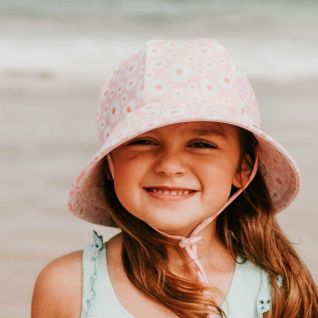 Swim Ponytail Hat Daisy