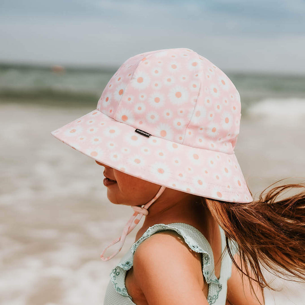 Swim Ponytail Hat Daisy